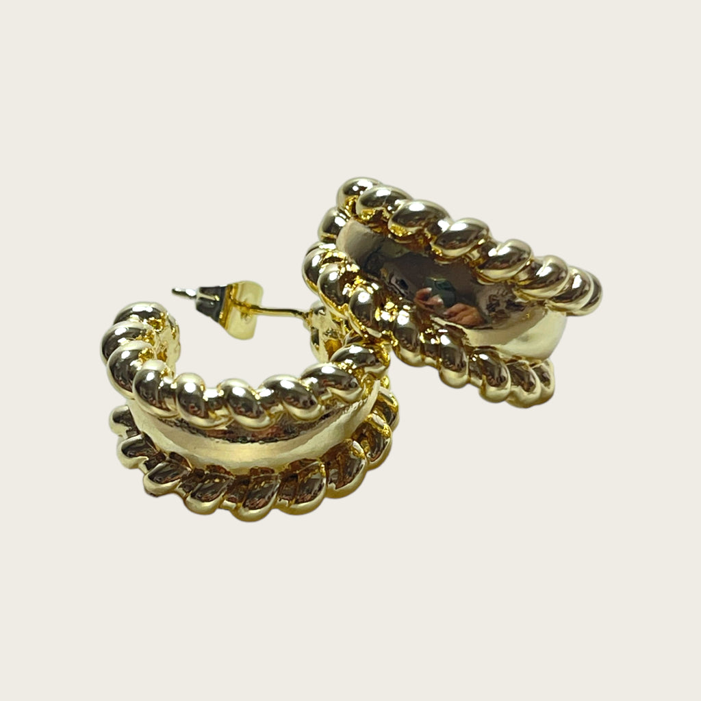 18k Brass Gold Plated Earrings
