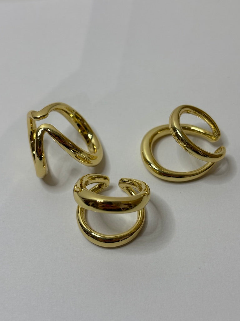 18k Brass Gold Plated Rings