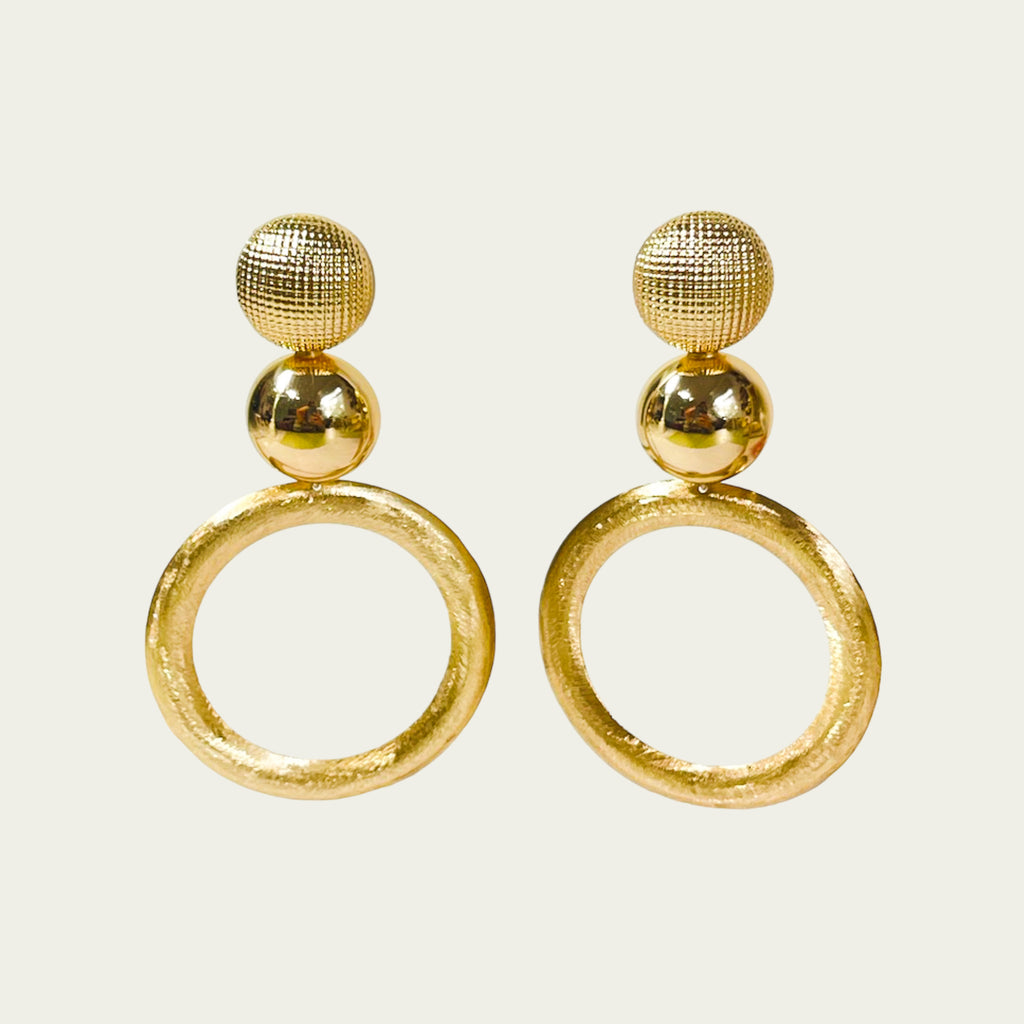 18K Gold Earrings