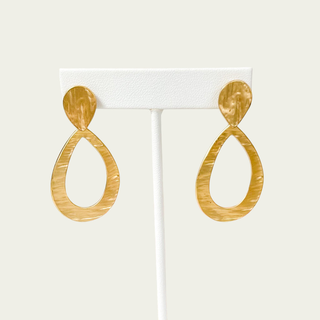 Brass Gold Plated Earrings