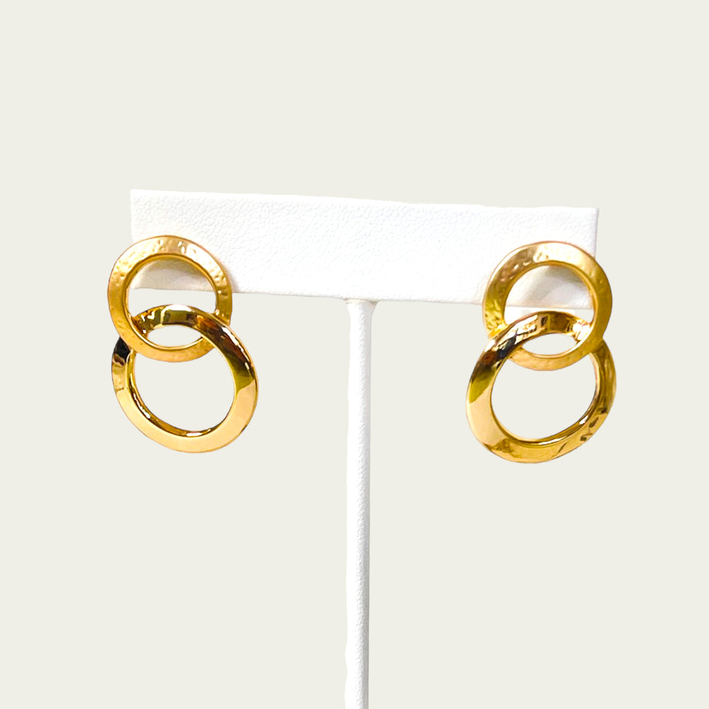 Brass Gold Plated Earrings