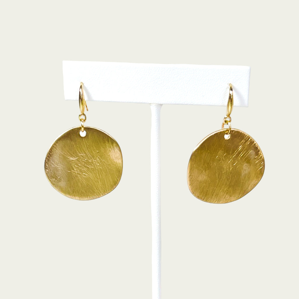 Brass Gold Plated Earrings