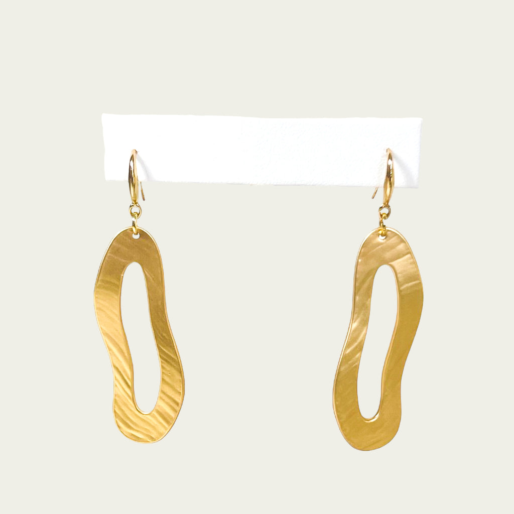 Brass Gold Plated Earrings